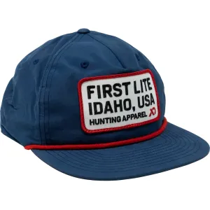 First Lite Men's Idaho Patch Hat Navy One Size Fits Most