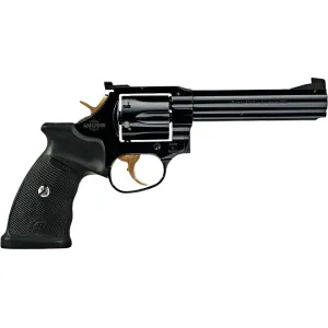 Manurhin MR73 Sport 357 Magnum Revolver 5.25" Blued Barrel 6 Round Black Grip
