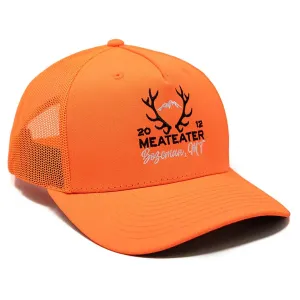 MeatEater Men's Elk Antlers Hat Blaze Orange One Size Fits Most