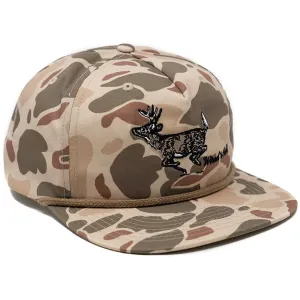 MeatEater Men's Vintage Whitetail Wired To Hunt Hat Harvest Brown One Size Fits Most
