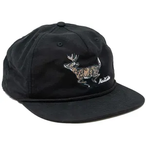 MeatEater Men's Vintage Whitetail Hat Black One Size Fits Most