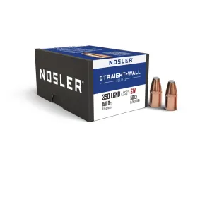 Nosler Straight Wall 350 Legend (355 Diameter) Bullets 180 Grain Jacketed Soft Point Box of 50