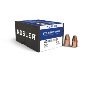 Nosler Straight Wall 400 Legend (400 Diameter) Bullets 215 Grain Jacketed Soft Point Box of 50