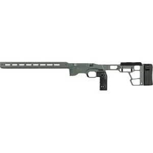MDT ACC Premier Gen 2 Folding Chassis System Remington 700 Short Action Left Hand Charcoal Green