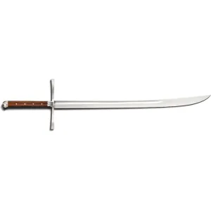 Cold Steel Kreigsmessers Sword 33.5" High Carbon Steel Blade Rosewood Handle