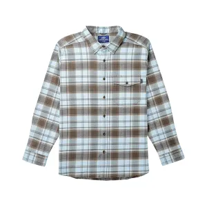 AFTCO Men's Lager Flannel Shirt Bungee Cord Medium