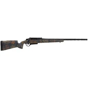 Seekins Precision HAVAK Pro Hunter PH2 Bolt Action Rifle 6mm Creedmoor 24" Fluted Black Threaded Barrel Black Frame Desert Shadow Field Stock