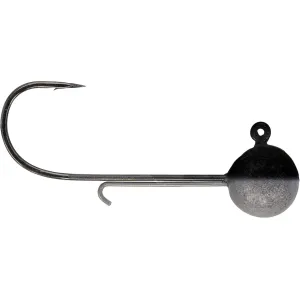 Big Bite Baits Swimmer Ball Head 3/16oz Round Ball Jighead 3/0 Black Back