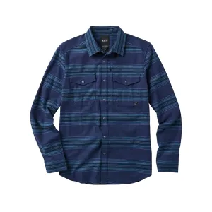 5.11 Men's Austin Flannel Shirt Pacific Navy Stripe 2XL