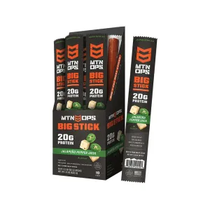 MTN OPS Big Meat Stick Jalapeno Pepperjack 10PK