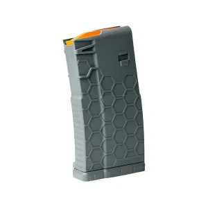 Hexmag POLYHEX2 Magazine LR-308, SR-25, AR-10 Restricted 10-Round Gray