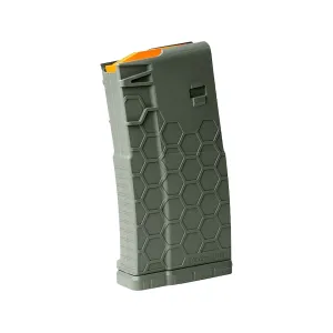 Hexmag POLYHEX2 Magazine LR-308, SR-25, AR-10 Restricted 10-Round Olive Drab Green