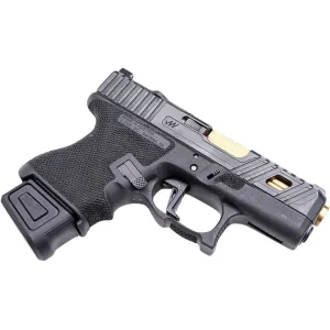 SLR Rifleworks Extended Magazine Plate for Glock 26 +0 9mm California Legal Black