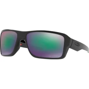 Oakley Men's SI Double Edge Polarized Sunglasses Matte Black Frame Prizm Maritime Lens