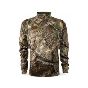 MidwayUSA Men's Grid Fleece Quarter Zip Shirt Realtree APX 2XL Tall