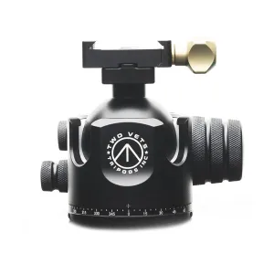 Two Vets Tripods 55mm Ball Head Dual Tension ARCA Adapter with Area 419 ARCALOCK Clamp