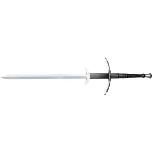 Cold Steel Two Handed Great Sword 39.88" 1055 Carbon Steel Blade Leather Wrapped Handle Black