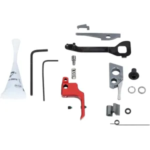 Volquartsen Pistol Competition Kit for Ruger MK IV Flat Faced Trigger Red