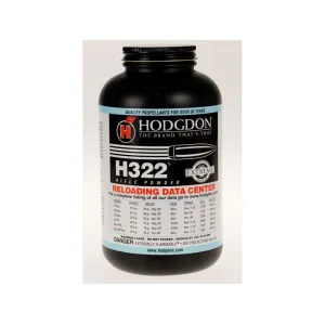 Hodgdon H322 Smokeless Gun Powder 8 lb