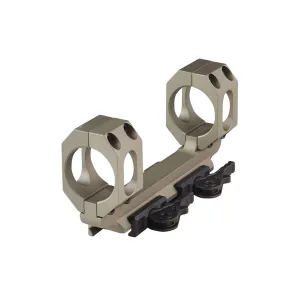 American Defense Recon Extra Wide QD 1-Piece Picatinny Scope Mount 30mm Rings Standard Lever Flat Dark Earth Standard Height