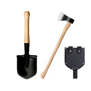 Cold Steel Special Forces Entrenching Tool, Trail Boss Hatchet Kit