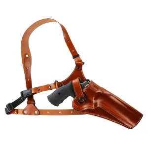 Galco Great Alaskan Chest Holster Right Hand S&W Governor 2.75", Taurus Judge, Public Defender Leather Tan