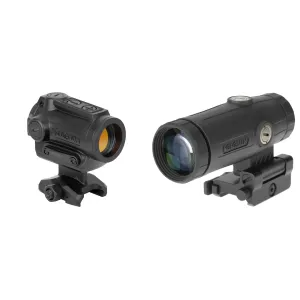Holosun ARO Red Dot Sight Green Selectable Reticle with HM3X 3x Flip Red Dot Magnifier