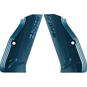 CZ Pistol Grip for Shadow 2 Long Aluminum Blue