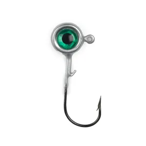 ACC Crappie Stix Big Eye 1/16oz Round Ball Jighead Silver