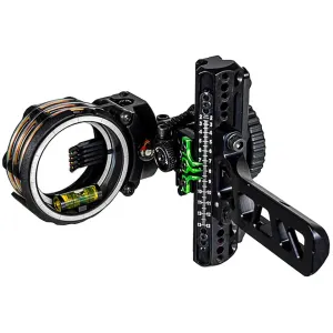 AXCEL Driver 5-Pin Bow Sight Mathews Bridgelock .019 Pin Diameter With AccuStat II Scope Right Hand