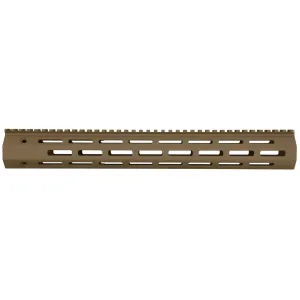 Troy Industries 15" M-LOK Battle Rail Free Float Handguard AR-15 Aluminum Flat Dark Earth