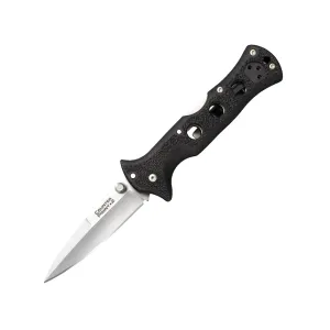 Cold Steel Counter Point II Pocket Knife 3" Spear Point AUS-8 Satin Blade Griv-Ex Handle Black