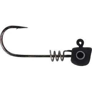 Buckeye Lures Scoop Head 3/8oz Swimbait Jighead 3/0 Matte Black
