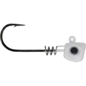 Buckeye Lures Scoop Head 3/8oz Swimbait Jighead 2/0 Matte Pearl