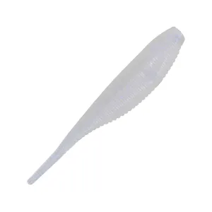 Yamamoto Fat Shad Shape Worm 4" Stealth Blue Glimmer