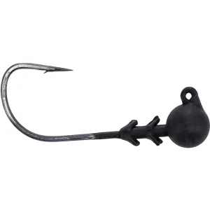 Buckeye Lures G-Stroll Head 1/8oz Round Ball Jighead 2/0 Matte Black