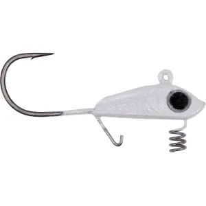 Buckeye Lures Piggyback 3/16oz Swimbait Jighead 2/0 Pearl