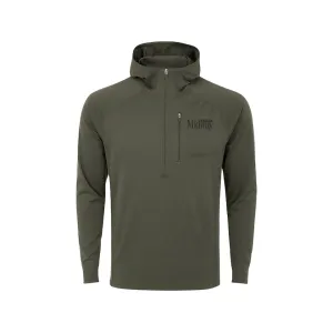 MidwayUSA Men's Midweight Performance Series Hoodie Merino Wool Base Layer Shirt Loden Medium