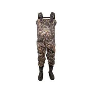 Frogg Toggs Men's Amphib 3.5mm 600 Gram Insulated Neoprene Boot Foot Chest Waders Realtree Max-7 12