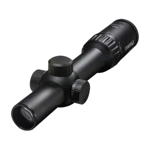 Steiner P4Xi Rifle Scope 30mm Tube 1-4x 24mm 1/2 MOA Illuminated P3TR Reticle with Throw Lever Matte Black Blemished