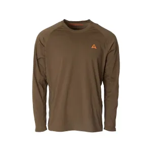 Thacha Gear Men's L-1 Lightweight Long Sleeve T Shirt Brown Oak Large