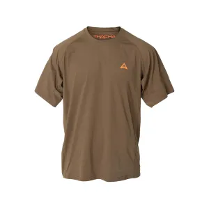 Thacha Gear Men's L-1 Lightweight Short Sleeve T Shirt Brown Oak 2XL