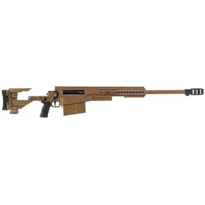 Accuracy International AX-ELR Bolt Action Rifle 50 BMG 28" Dark Earth Threaded Barrel Flat Dark Earth Frame Dark Earth Chassis