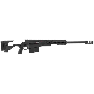 Accuracy International AX-ELR Bolt Action Rifle 50 BMG 27" Black Threaded Barrel Black Frame Black Chassis