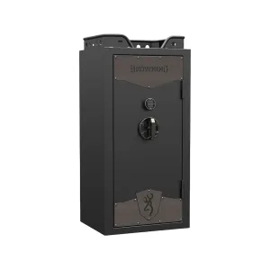 Browning U.S Armored Fire-Resistant 33 Gun Safe with Electronic Lock Satin Black