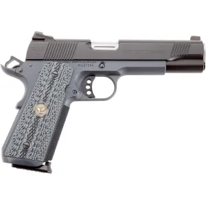 Wilson Combat CQB Elite 1911 Carry 9mm Luger Pistol 5" Barrel 10+1 Round Black Slide Black/Gray Grip Gray Frame