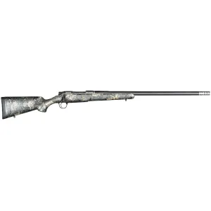 Christensen Arms Ridgeline FFT Bolt Action Rifle 26 Nosler 22" Carbon Fiber Threaded Barrel Stainless Frame Green and Black/Tan Field Stock