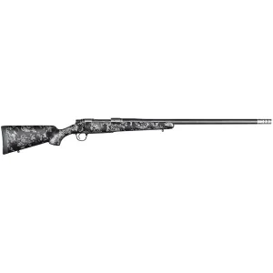 Christensen Arms Ridgeline FFT Bolt Action Rifle 26 Nosler 22" Carbon Fiber Threaded Barrel Stainless Frame Black/Gray Field Stock