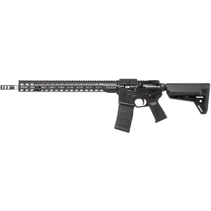 Stag Arms Stag 15 3-Gun Elite Semi Automatic Rifle 5.56x45mm NATO 18" Left Hand Stainless Threaded Barrel Anodized Black Frame Black Pistol Grip
