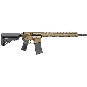 Watchtower Firearms Type 15M Semi Automatic Rifle 5.56x45mm NATO 16" Black Threaded Barrel Flat Dark Earth Frame Flat Dark Earth Pistol Grip